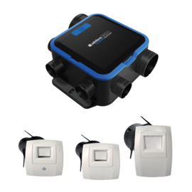 Kit EasyHOME Hygro COMPACT PREMIUM MW + Bocas BAHIA Curve ELEC